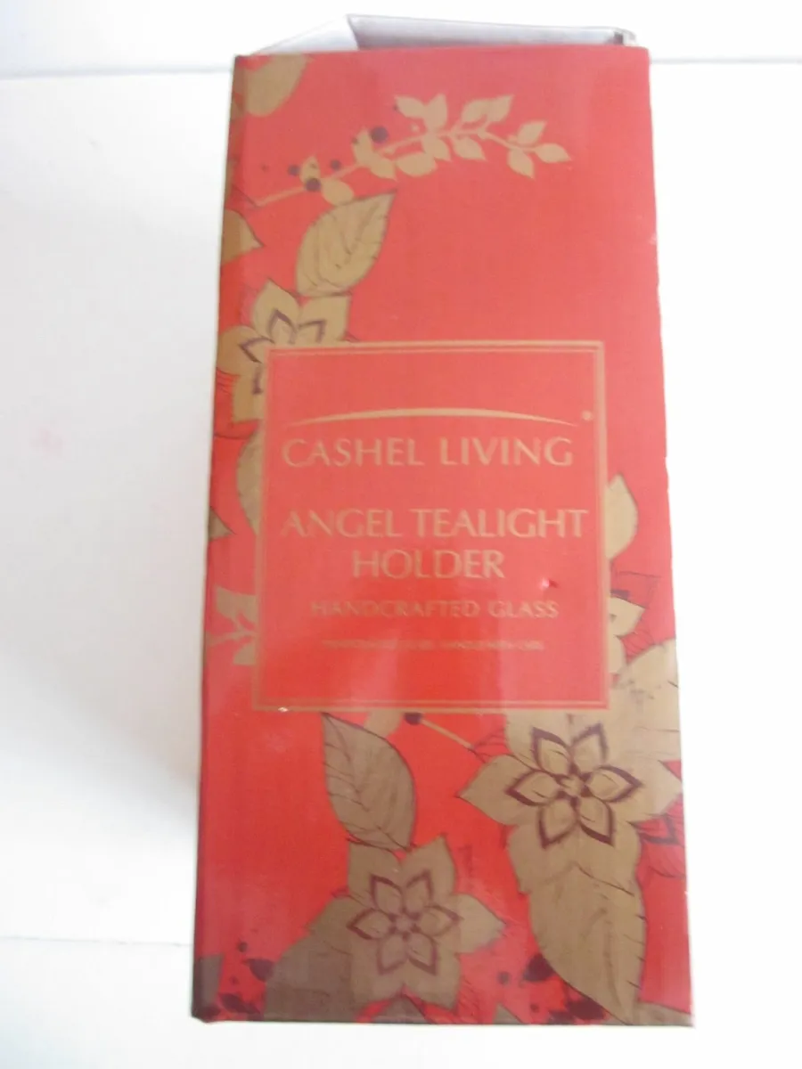 New Cashel Living Glass Angel Tealight Holder - Image 4