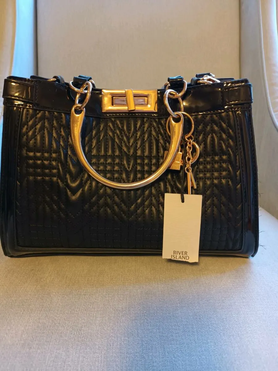 River Island Black handbag (BNWT) - Image 1