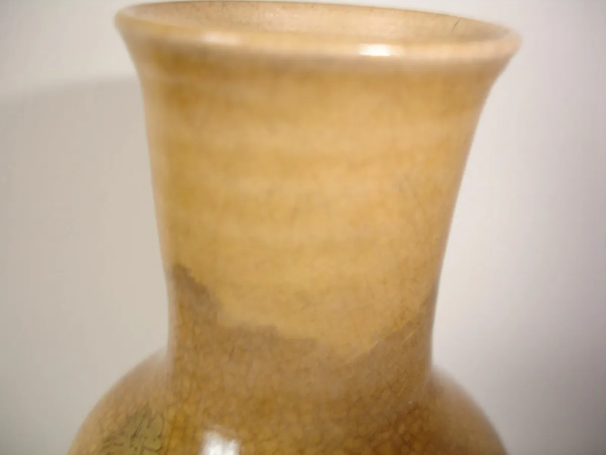 Vintage Crackle Glaze  Sake Bottle - Image 3