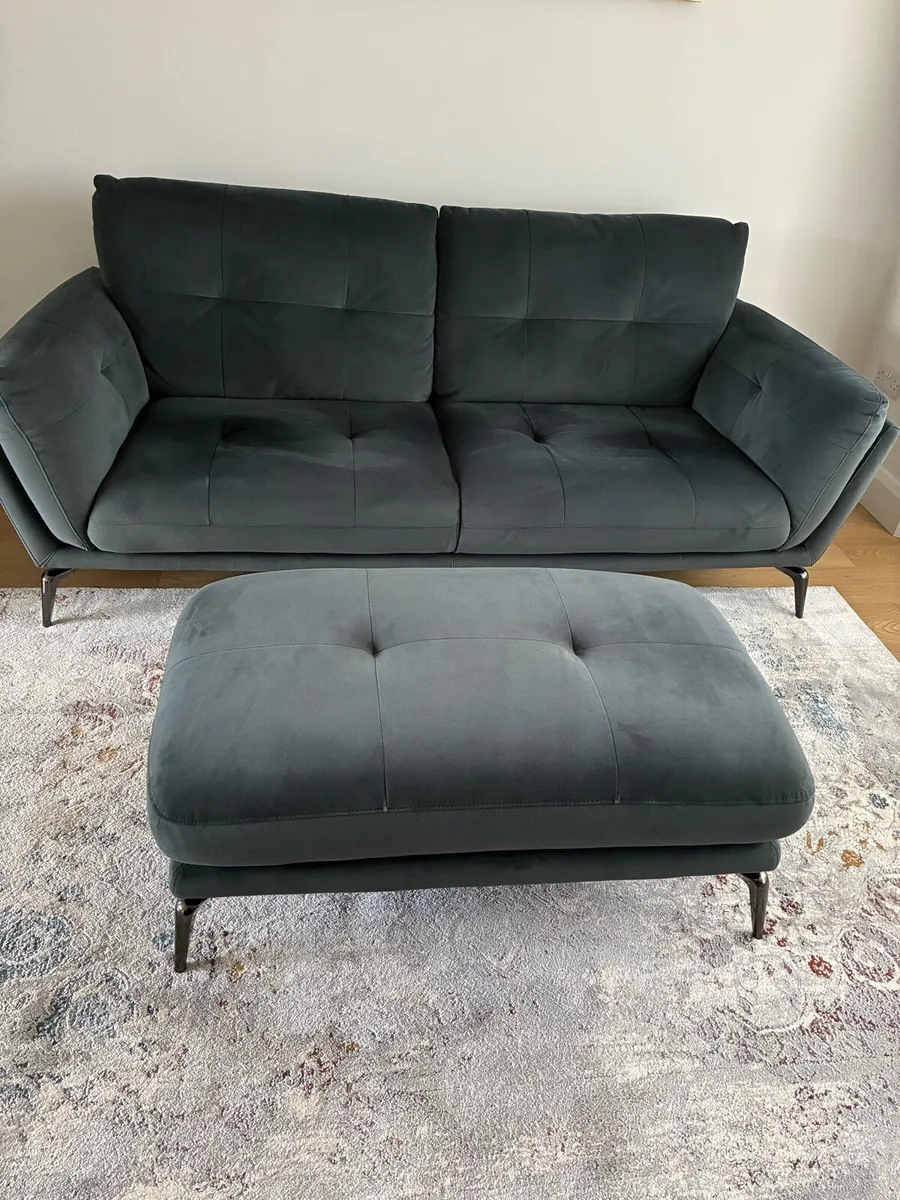 Couch 3-Seater with footstool - Image 3