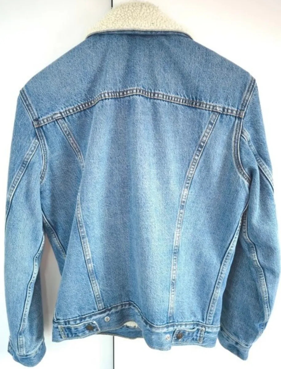Levi's Denim Sherpa Trucker Jacket - Image 2