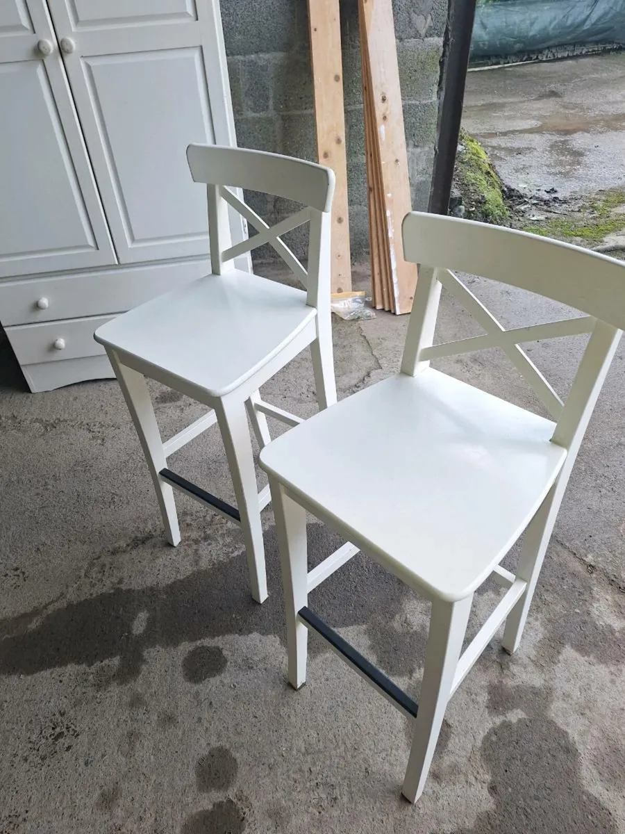 Pair of IKEA kitchen stools (DELIVERY) - Image 2