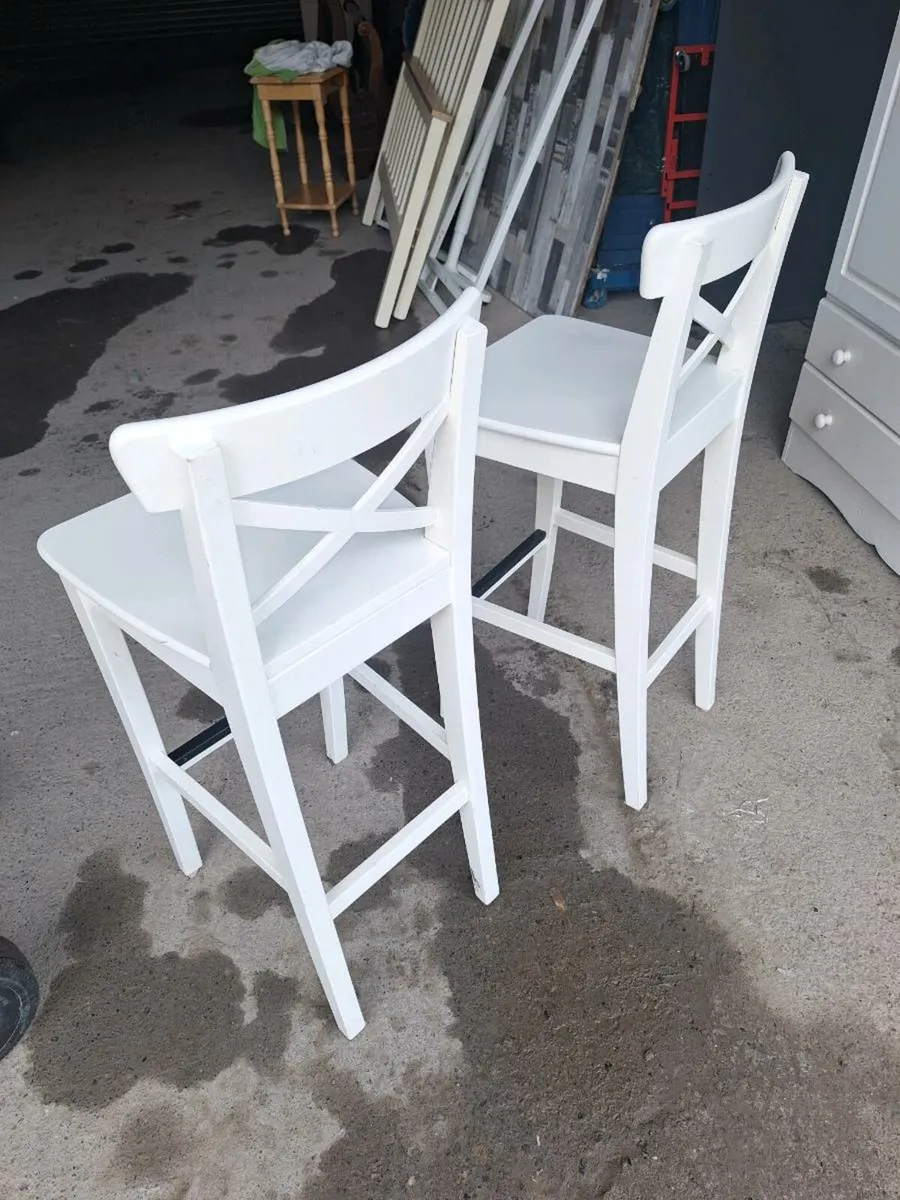 Pair of IKEA kitchen stools (DELIVERY) - Image 4