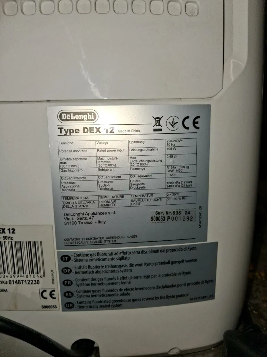 De'Longhi Tasciugo AriaDry Multi air dehumidifier - Image 3