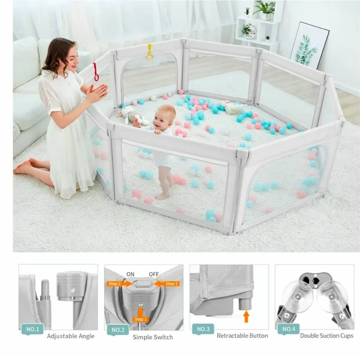 Baby playpen - Image 4