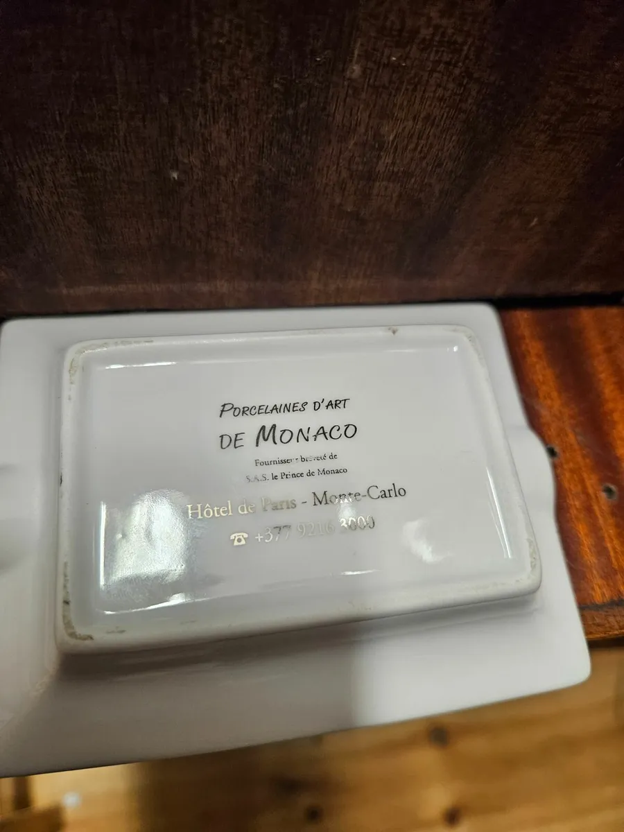 Vintage Hotel Monte Carlo Ashtray - Image 2