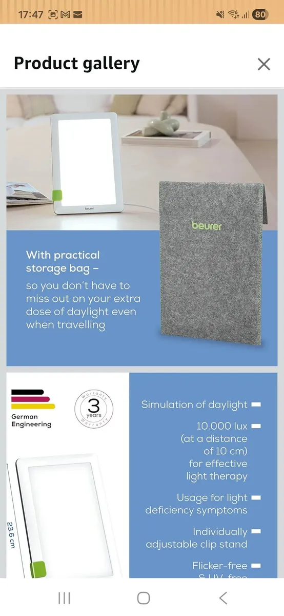 Therapy lamp - Image 1