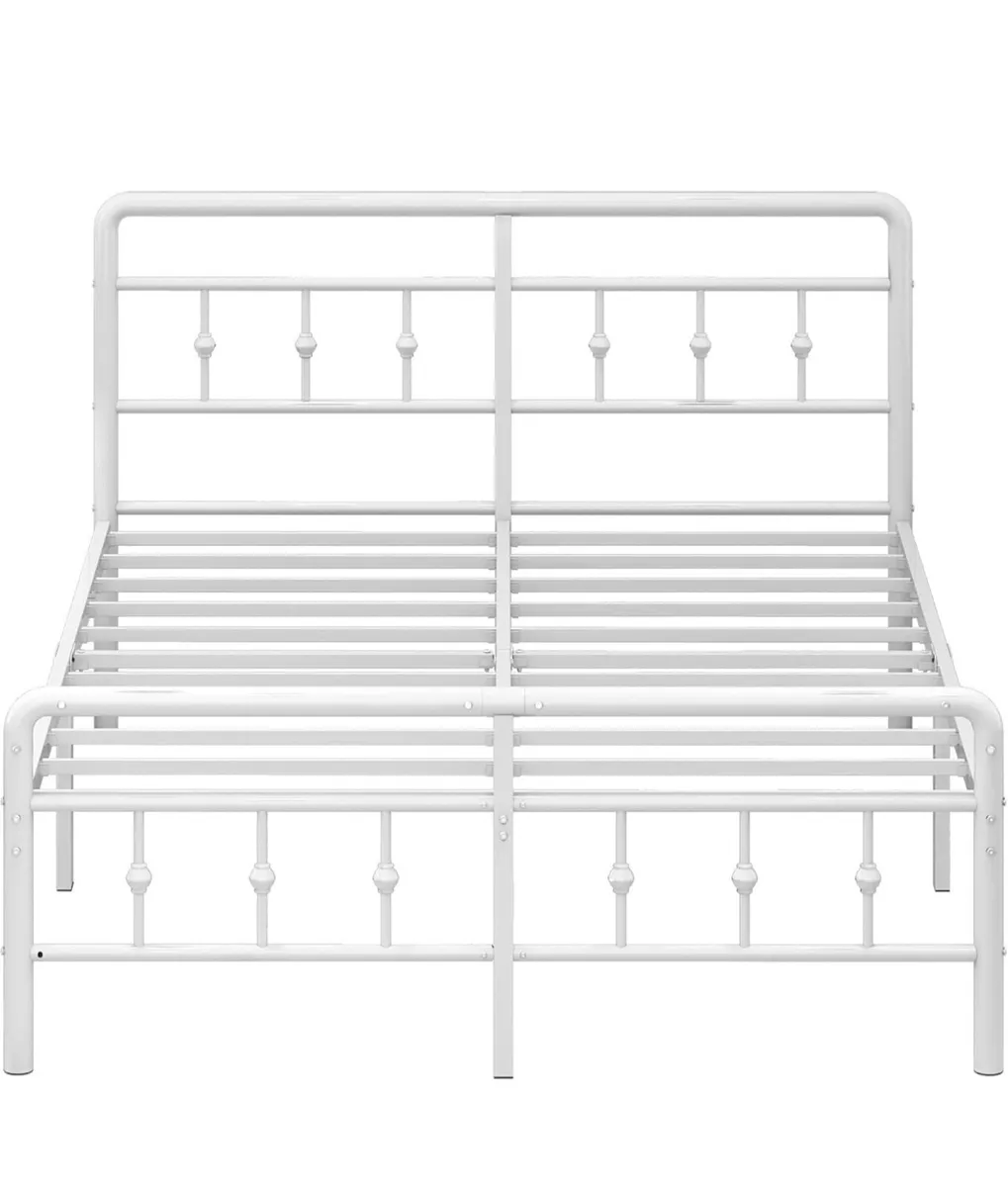 King Size Bed Frame with Victorian Headboard and F - Image 2