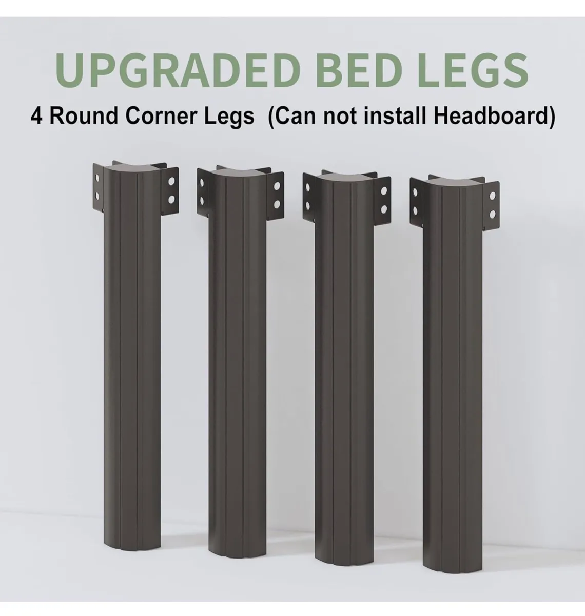 Super King Bed Frame 6ft with Rounded Corner Legs - Image 4