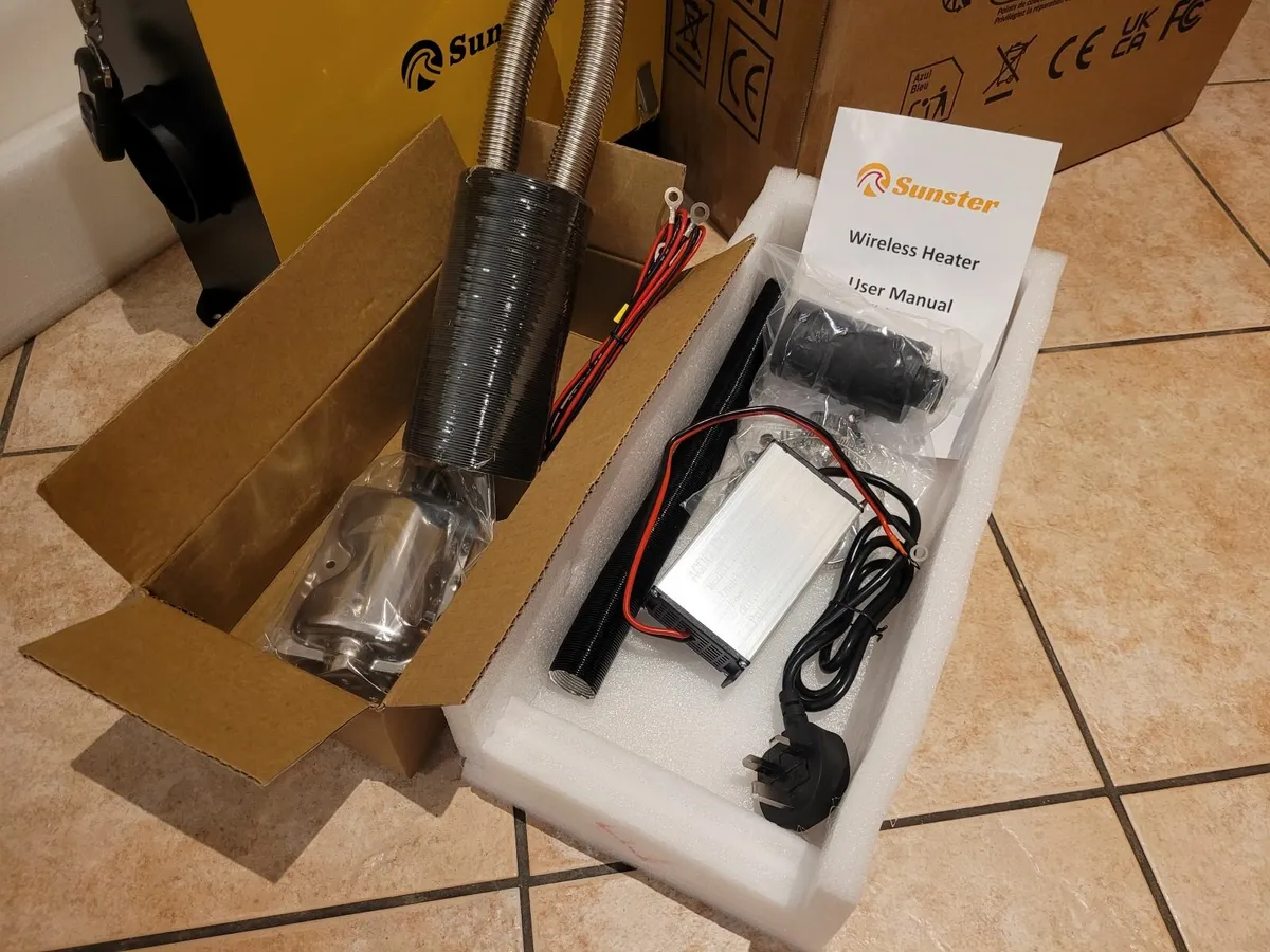 Dublin Stock. New Air Diesel Heater + Power Supply - Image 2