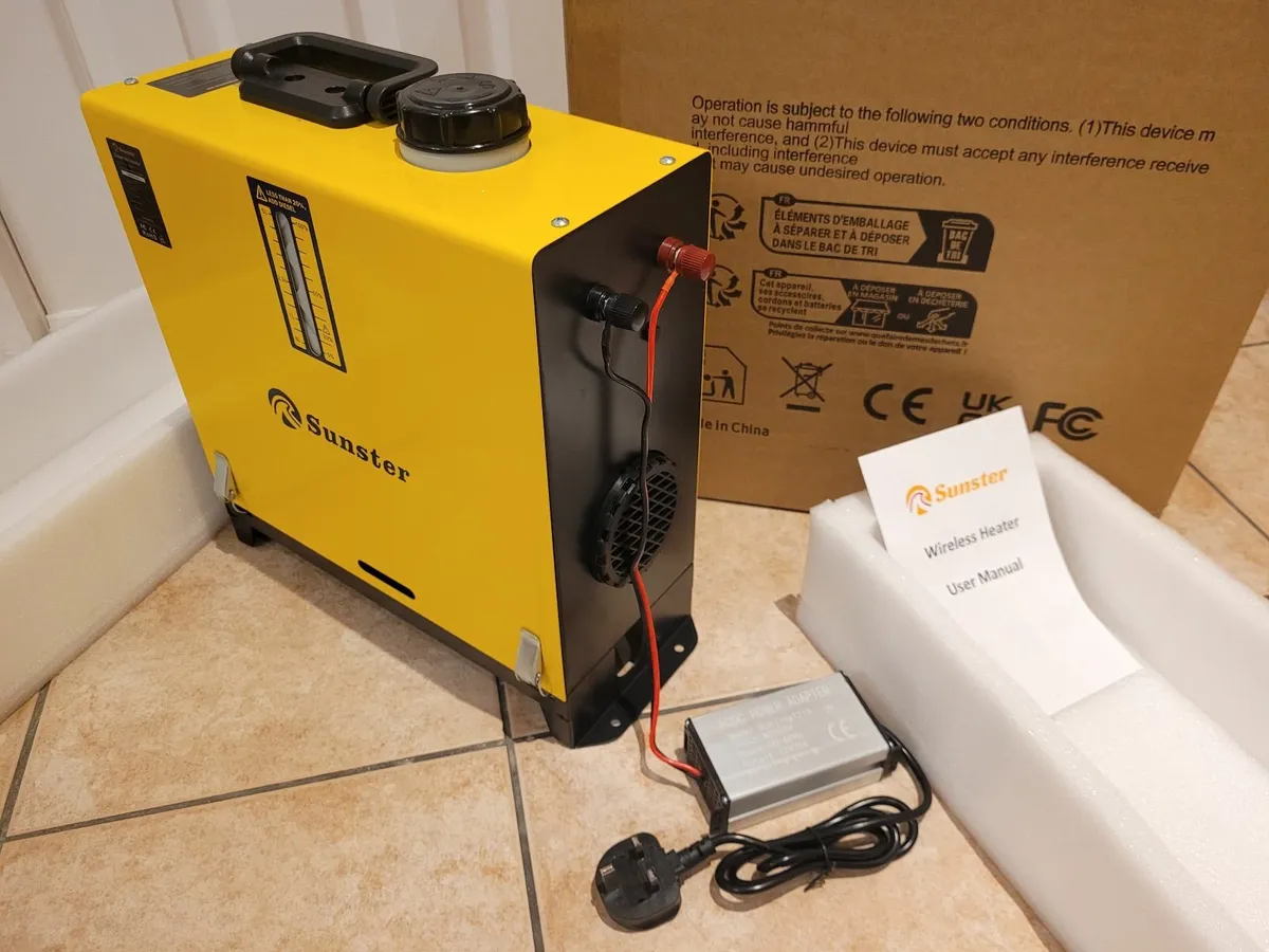 Dublin Stock. New Air Diesel Heater + Power Supply - Image 3