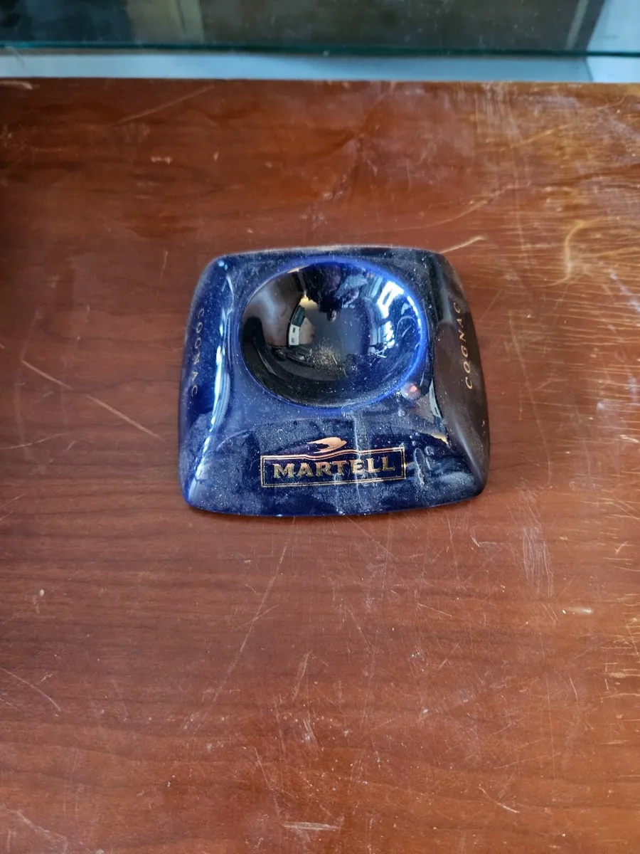 Vintage Martel Brandy Ashtray - Image 1