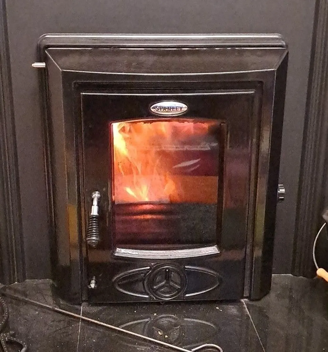 Stanley Cara Plus Matt Black Insert Boiler Stove - Image 1