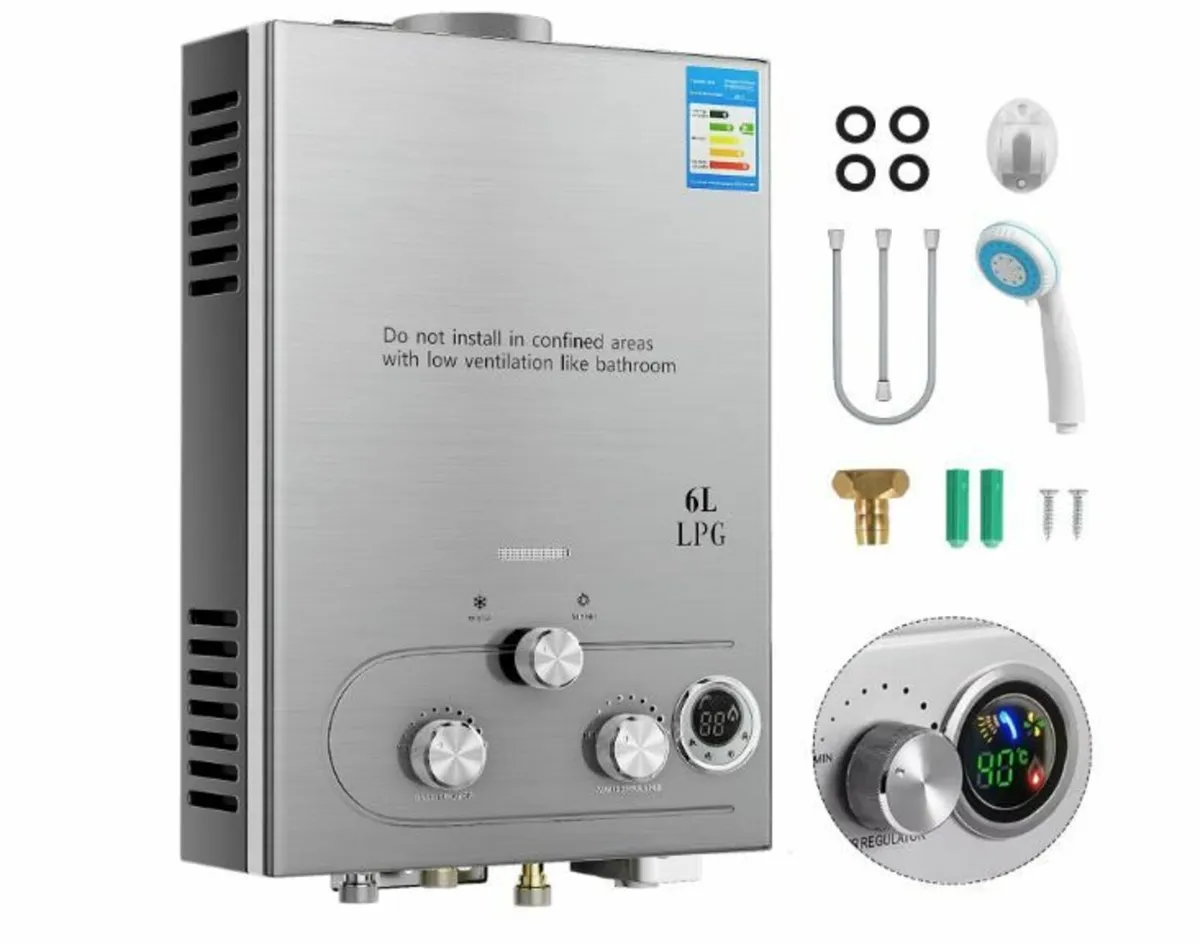 Propane Gas Instantaneous Water Heater GPL 6L/8L - Image 1