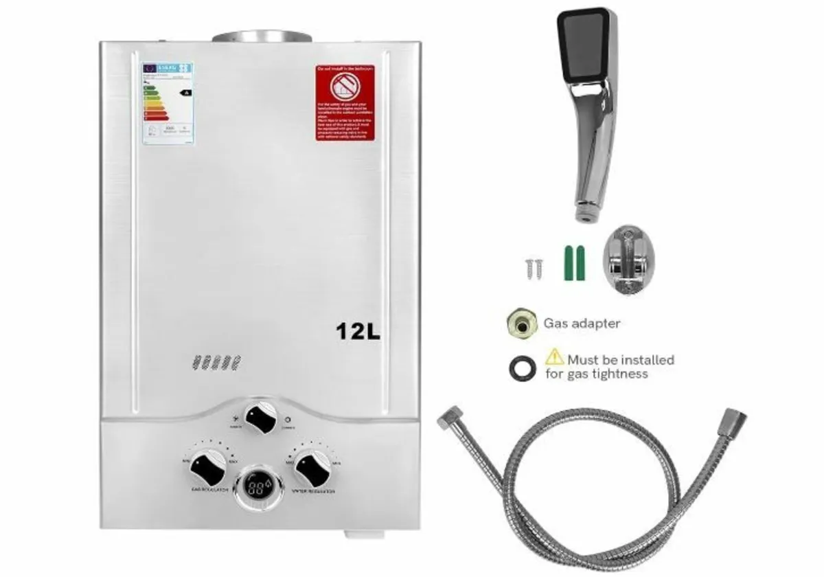 2LPM Gas Instantaneous Water Heater, 24 kW LPG - Image 2
