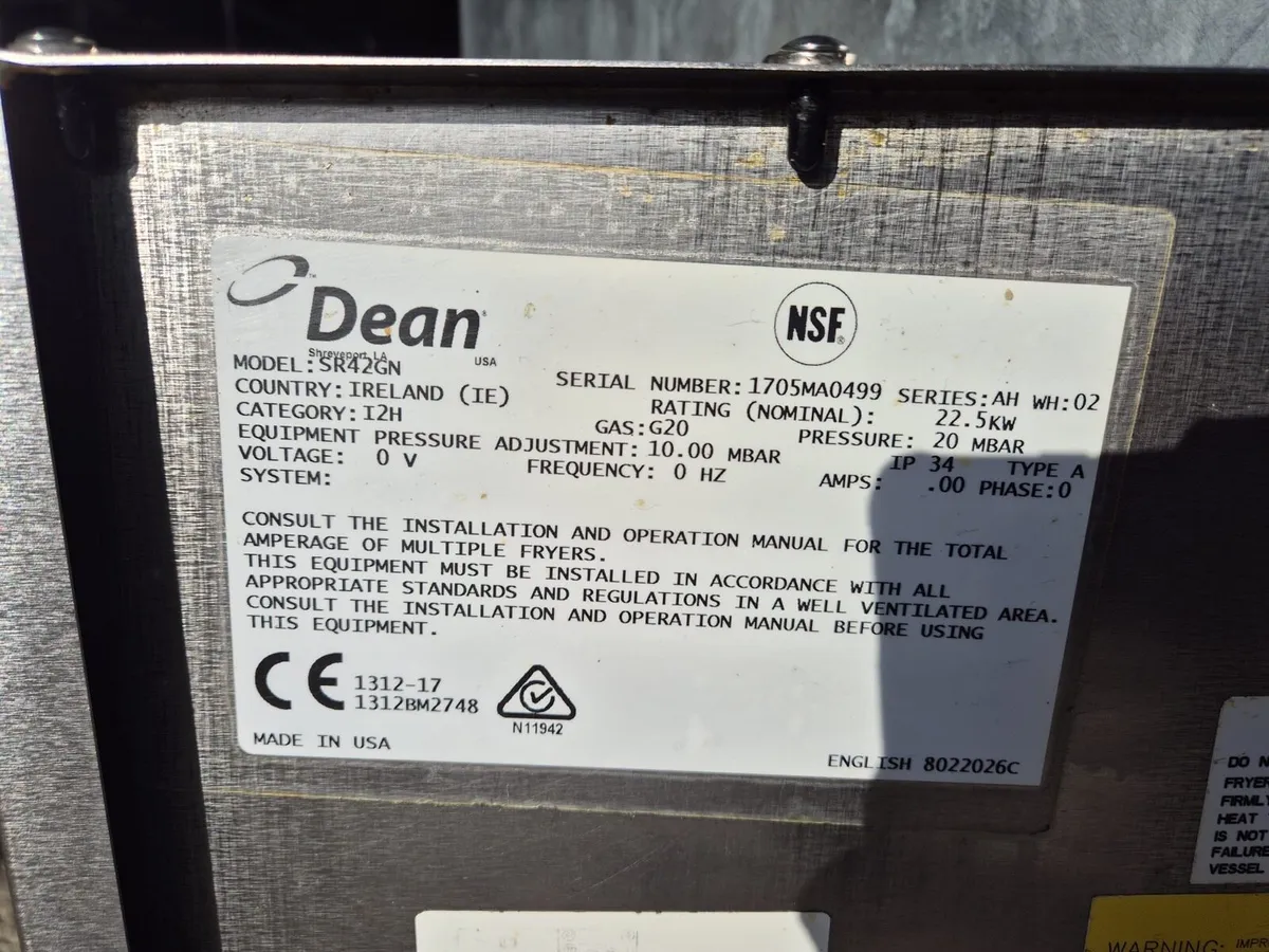 3  high output fryers - Image 3