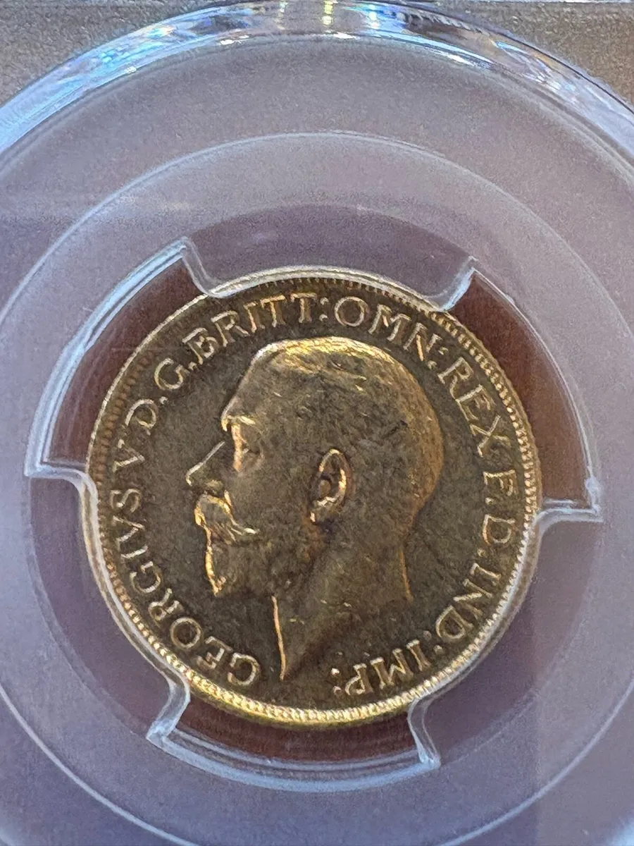 1911-S Australia George V gold sovereign gold coin - Image 3