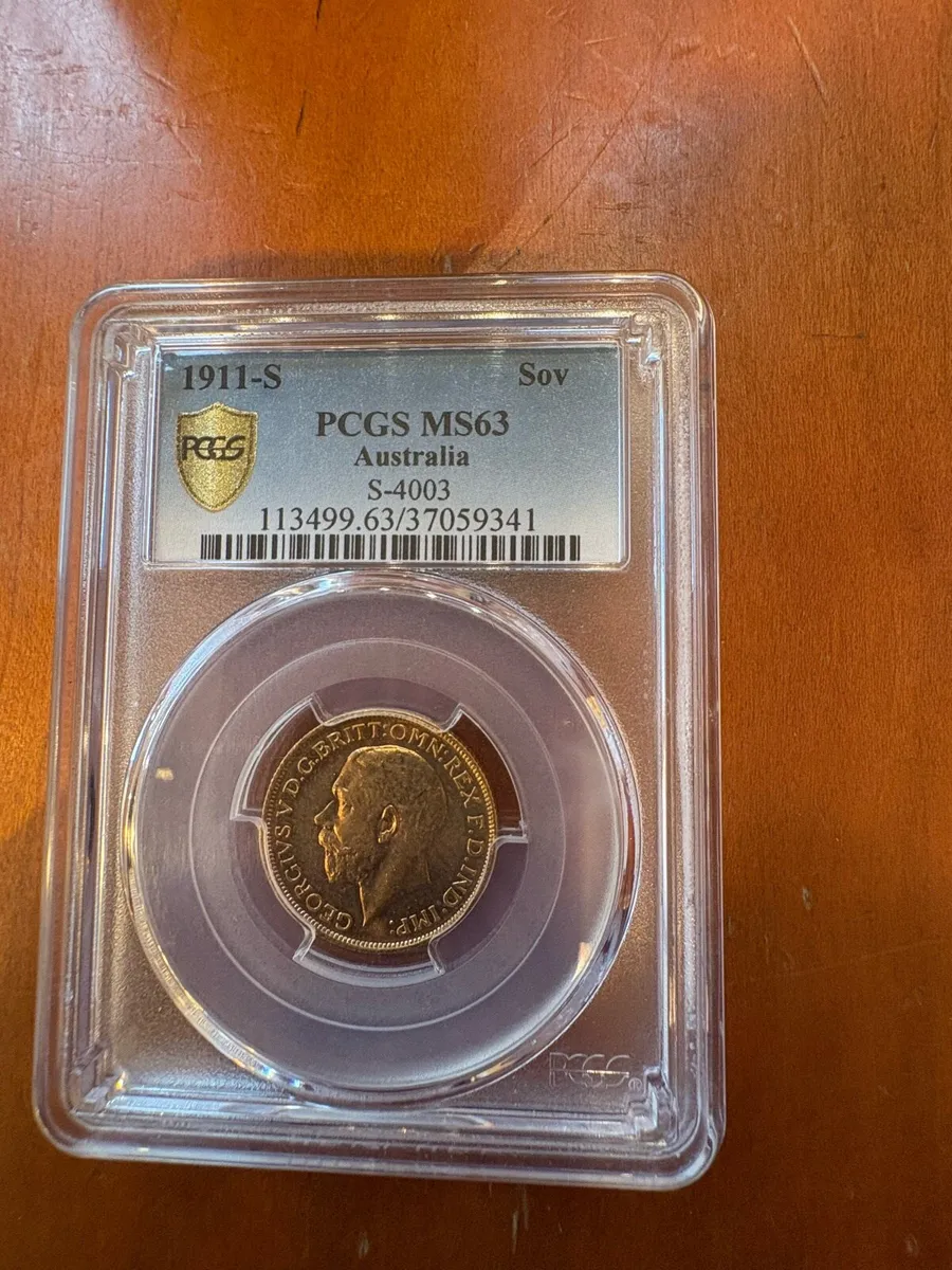 1911-S Australia George V gold sovereign gold coin - Image 4