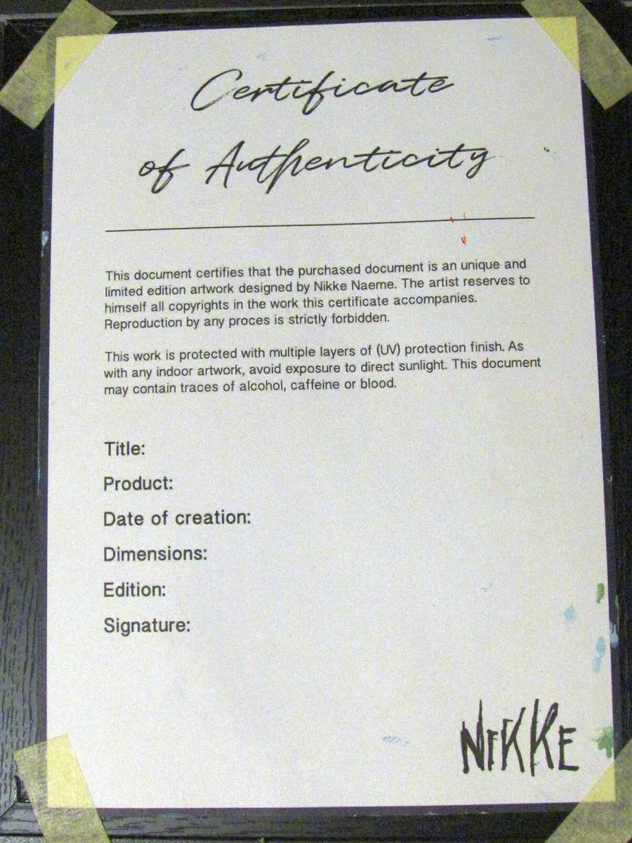 5 Original Nikke Naeme Mixed Media Works – Framed - Image 2