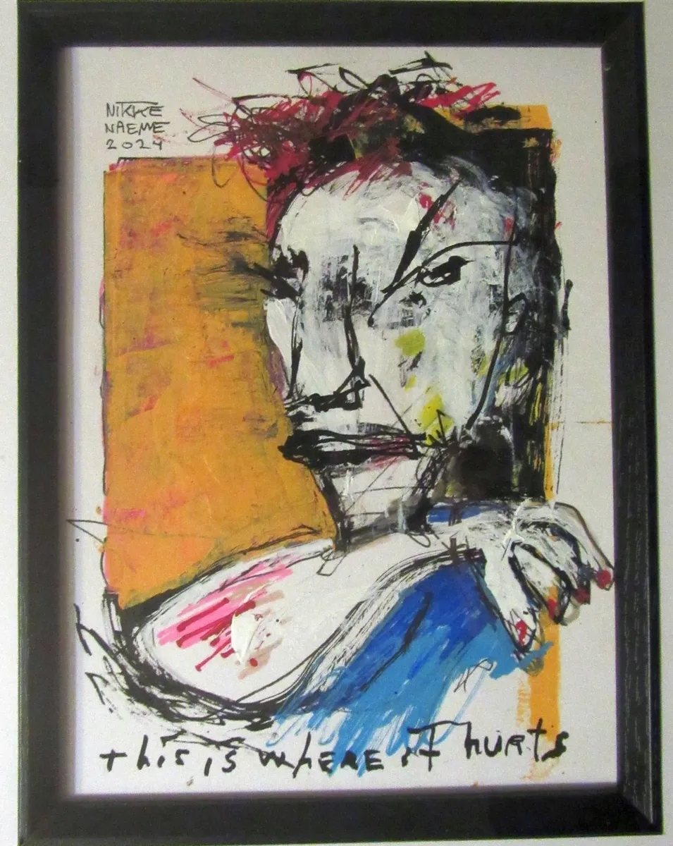 5 Original Nikke Naeme Mixed Media Works – Framed - Image 3