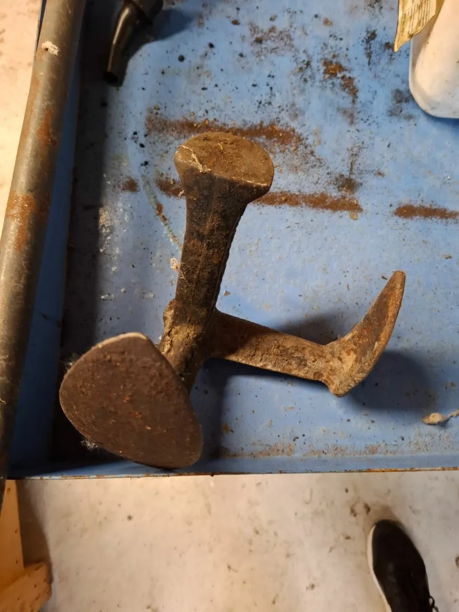 Antique Cobbler Cast Iron Shoe Anvil - Vintage Bla - Image 1