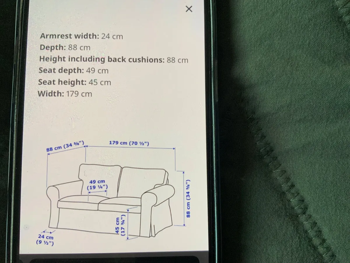 2 Seater Sofa- - Image 2