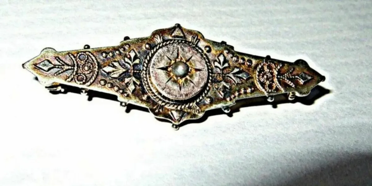 Vintage Hallmarked 9ct Gold Brooch / Tie Pin - Image 3