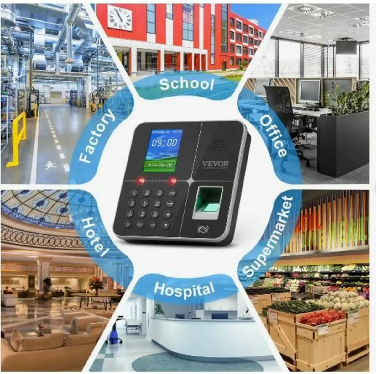 Time Clock, Employee Attendance Machine - Image 2