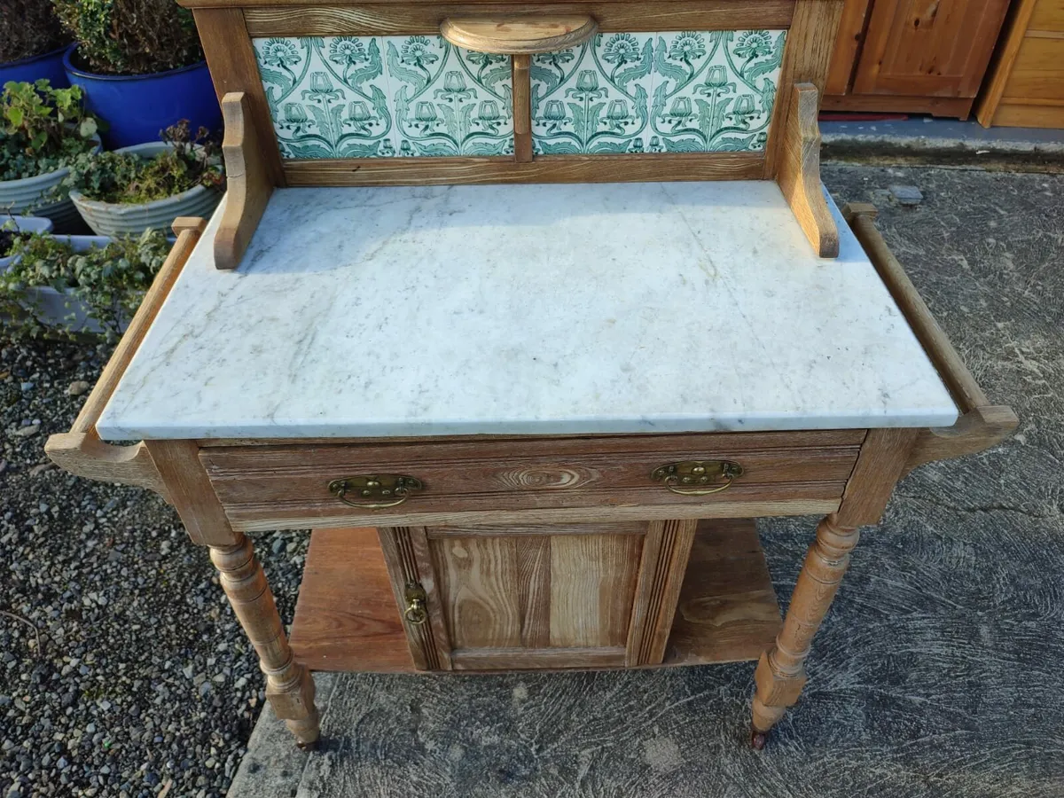 Marble Top Washstand - Image 1