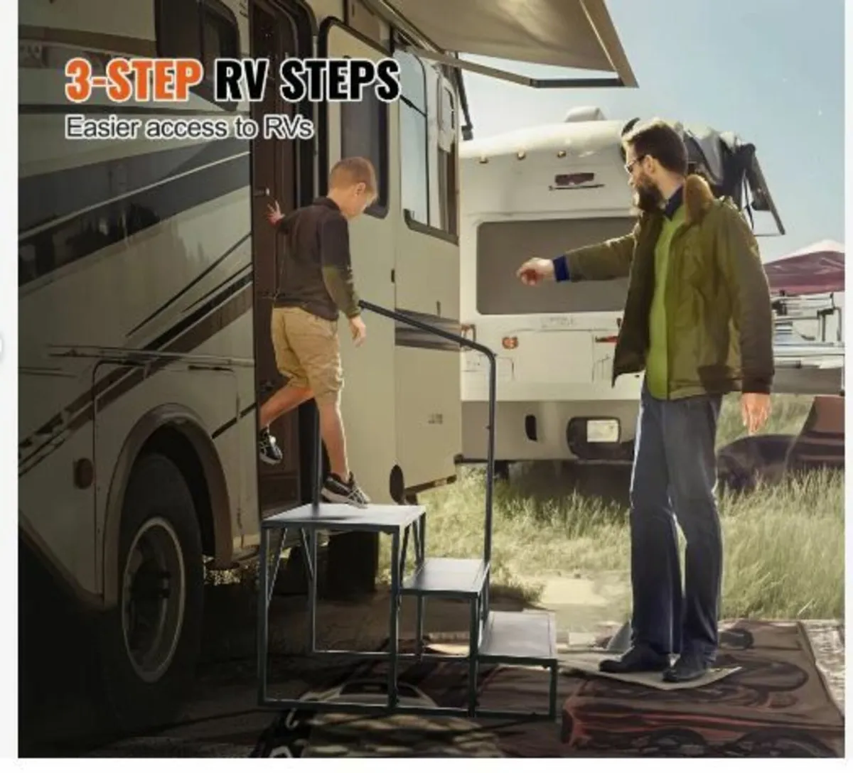 RV Steps, 3-Step RV Stairs - Image 4