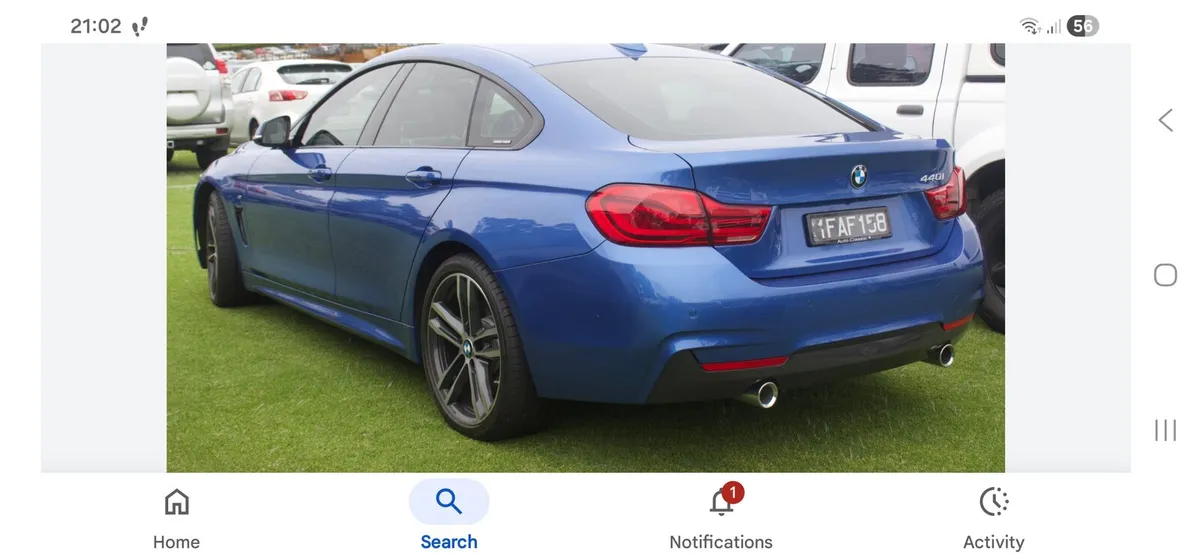 BMW 4 series gran coupe boot liner. - Image 3