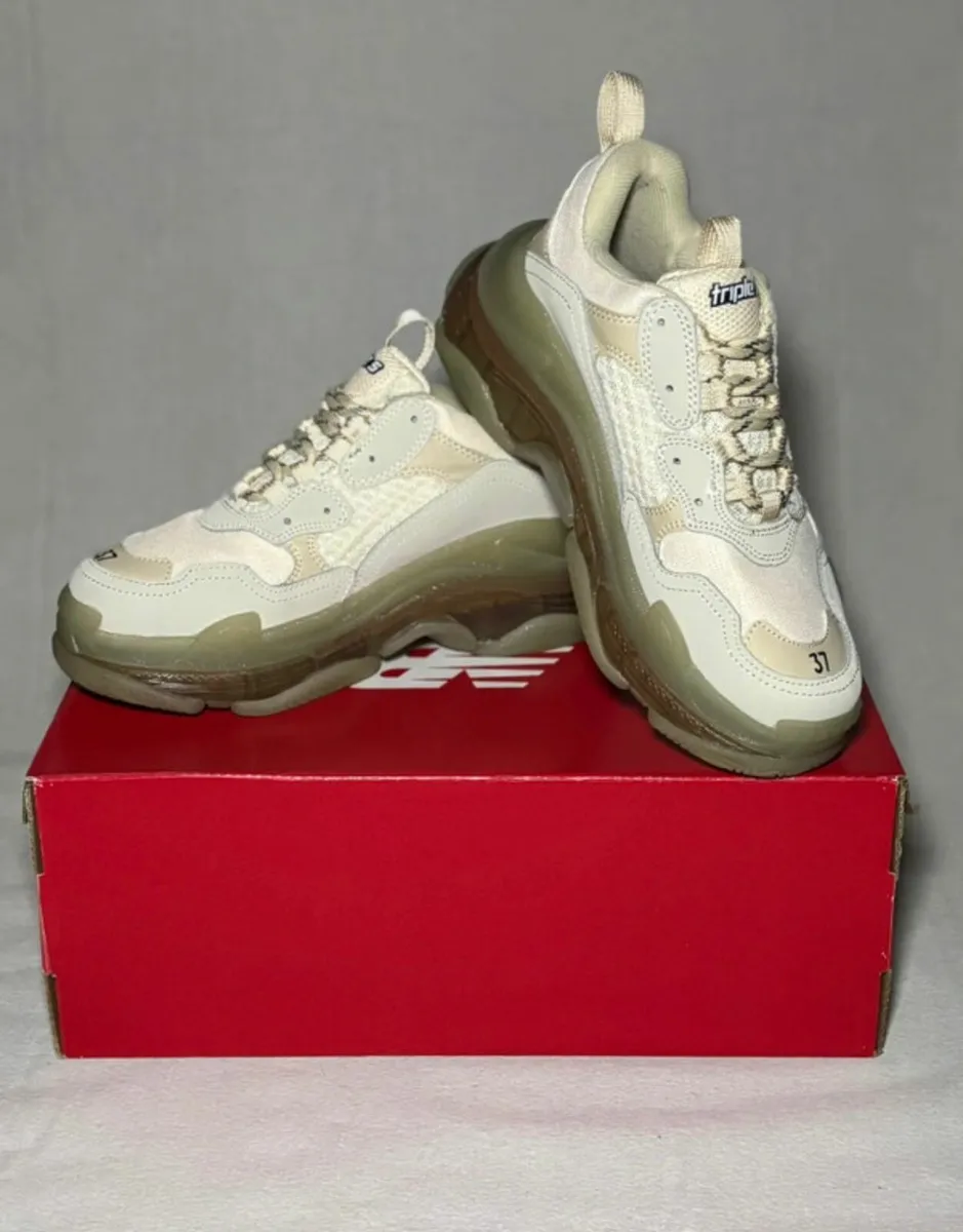 Balenciaga Triple S Beige – Size 37 - Image 2
