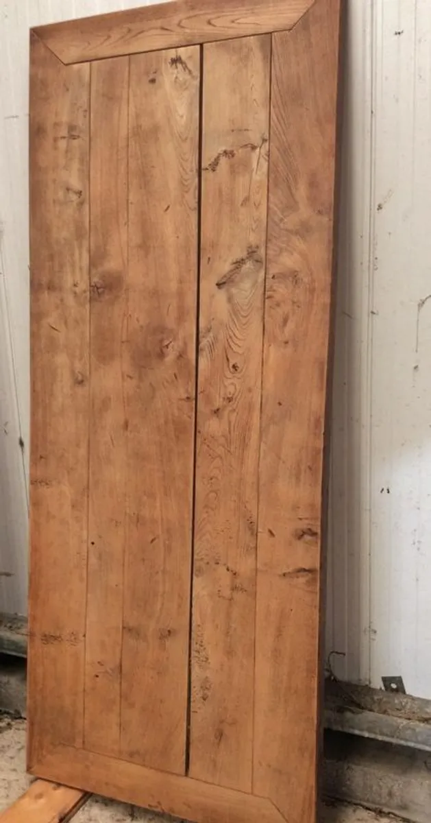 Elm Wood Farmhouse Table Top - Image 1