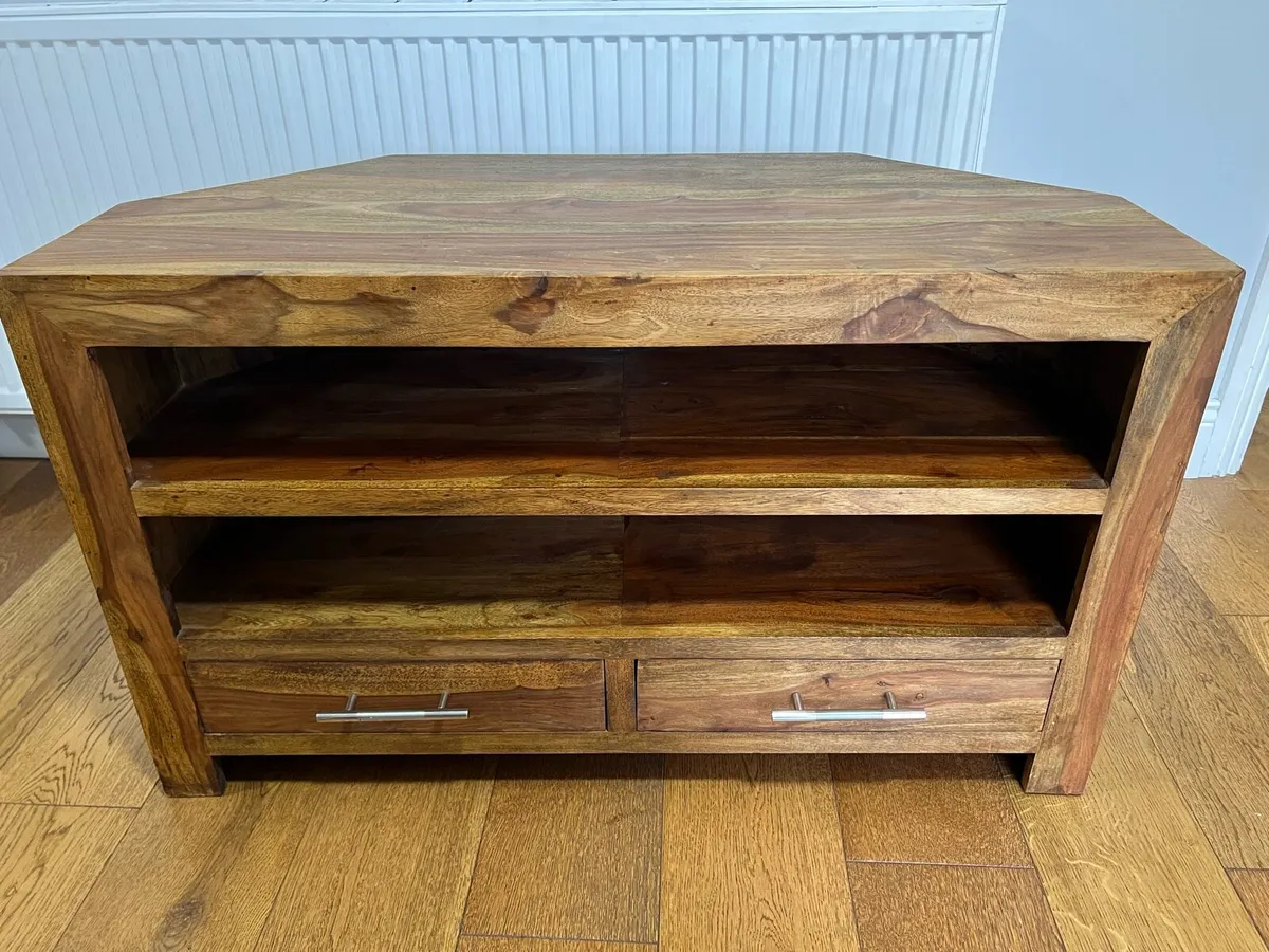 Solid Wood tv unit - Image 1
