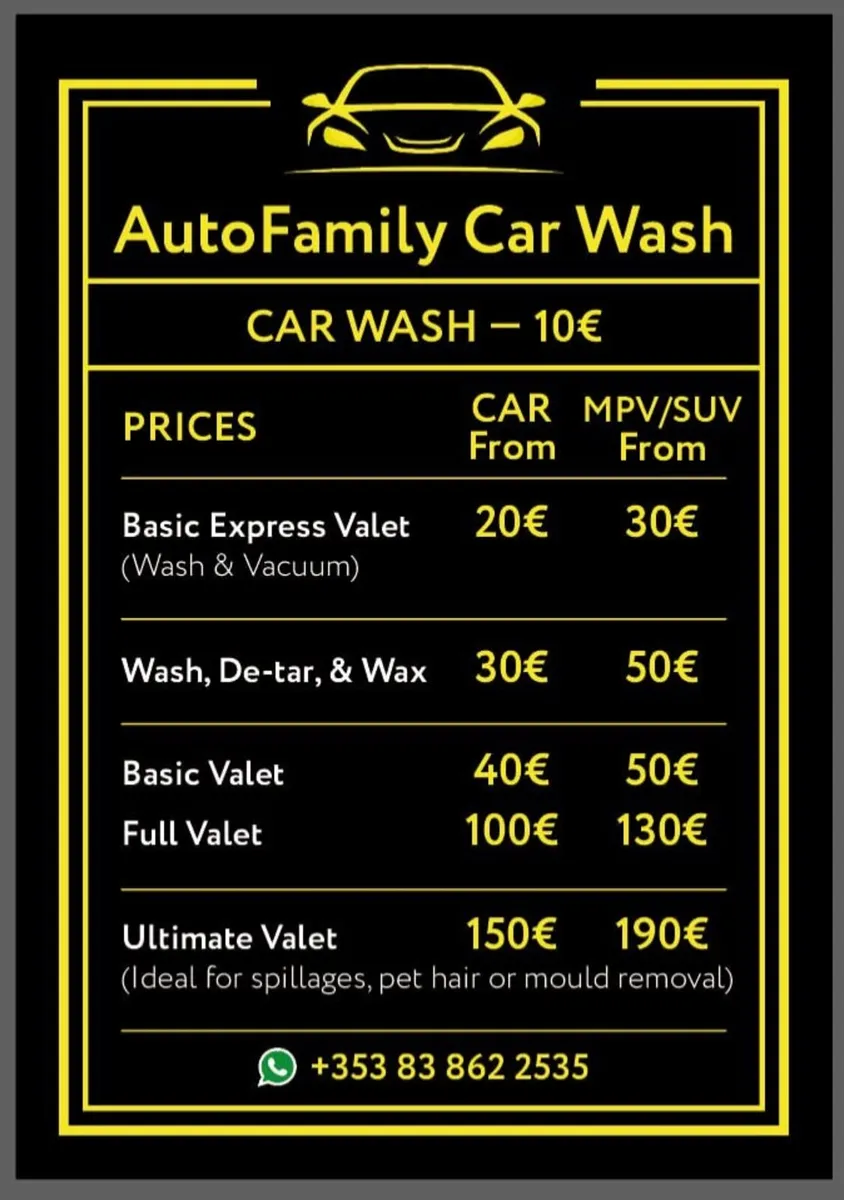 CAR WASH Valeting - Image 4