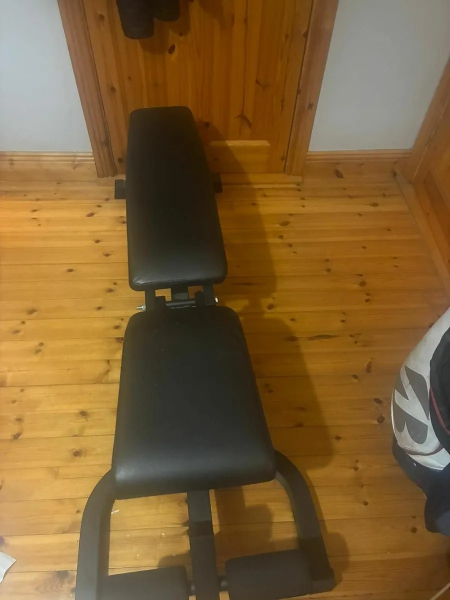 Gym bench and adjustable weights - Image 3