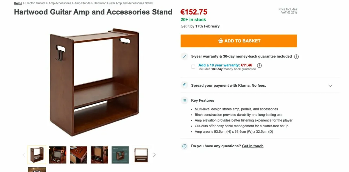 Hartwood Amp Stand - Image 2