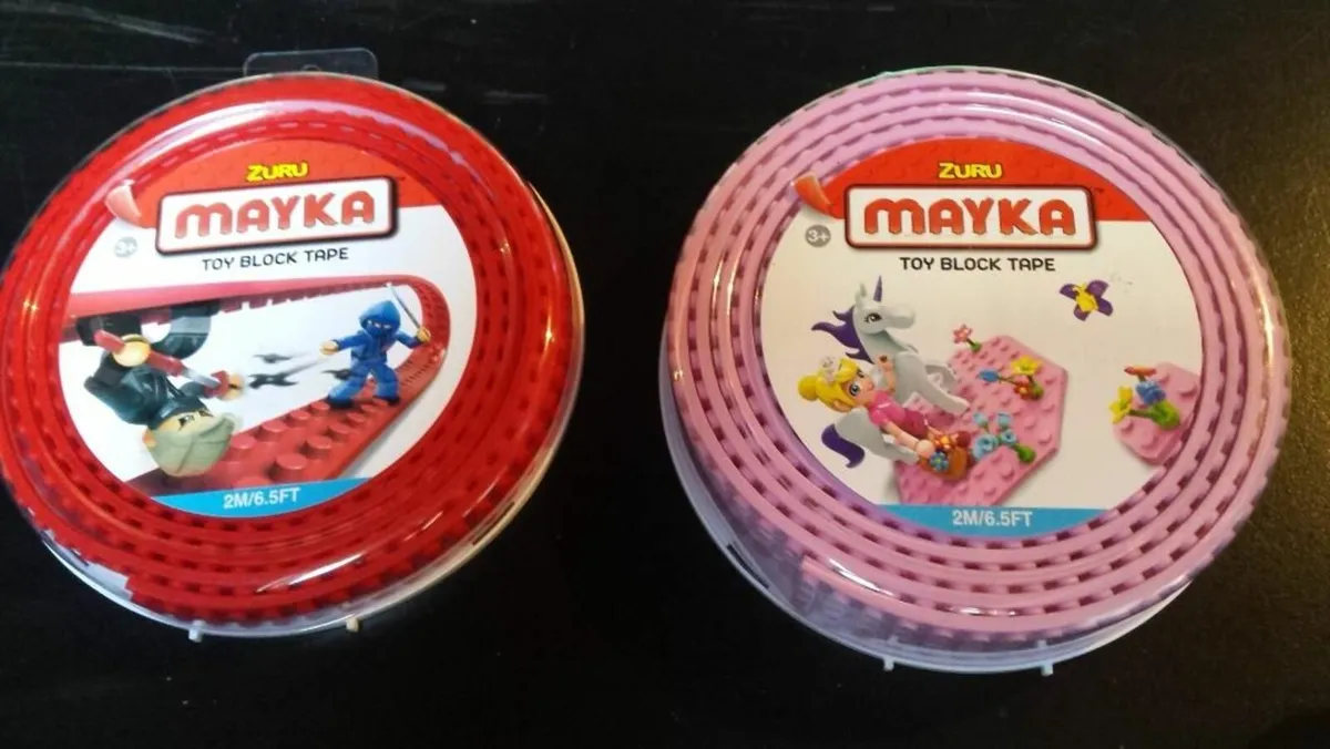 New: Mayaka tape 2metre 2 stud tape rolls  €10 eac