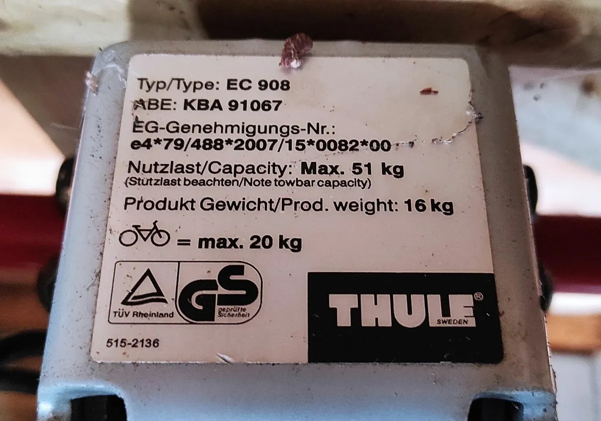 Bike Rack for Towbar - Image 2