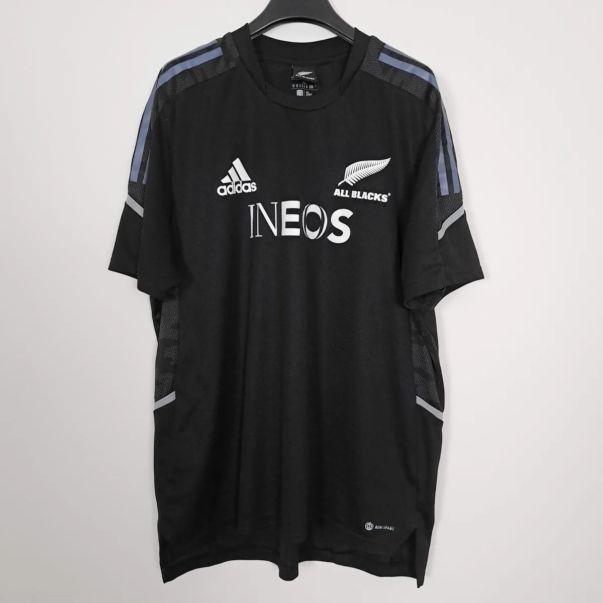 Adidas Authentic All Blacks 22 23 Rugby Shirt XL - Image 2