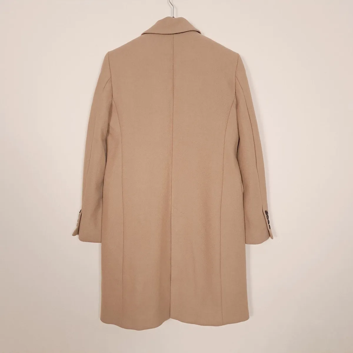Zara Camel Tan Beige Single Button Zara Coat M - Image 3