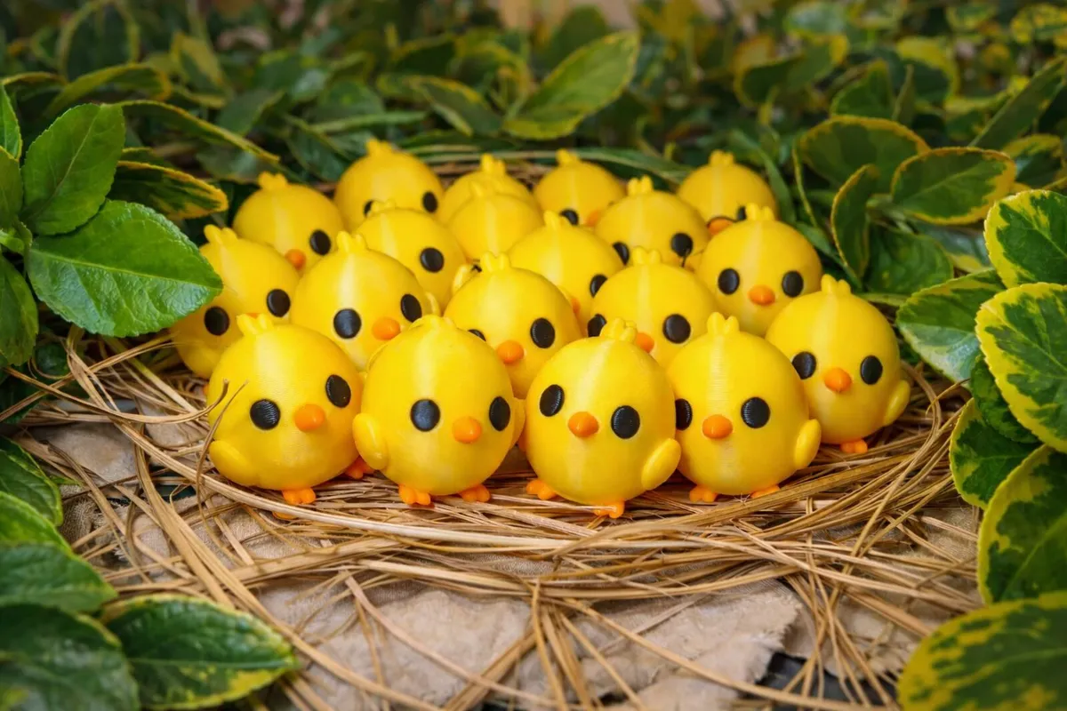 3D printed chicks
