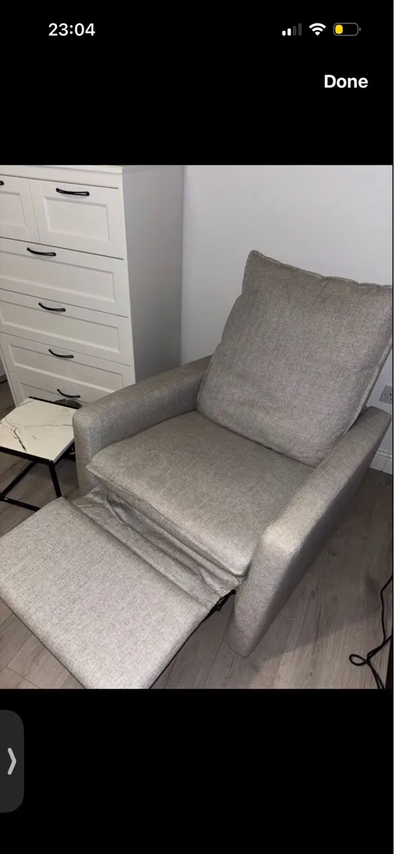 Pottery Barn Swivel Glider/Recliner Nursing Chair - Image 3