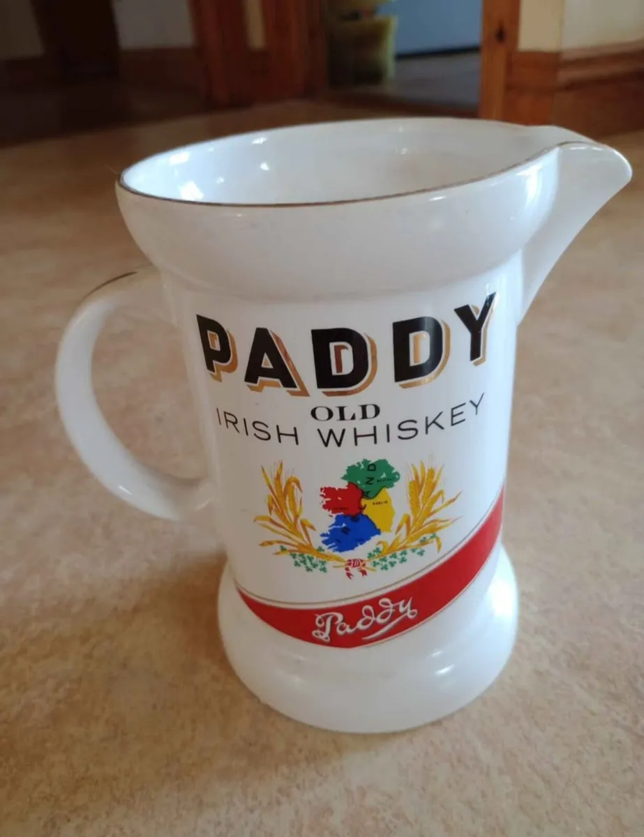 Vintage Paddy Old Irish Whiskey Water Jug - Image 1