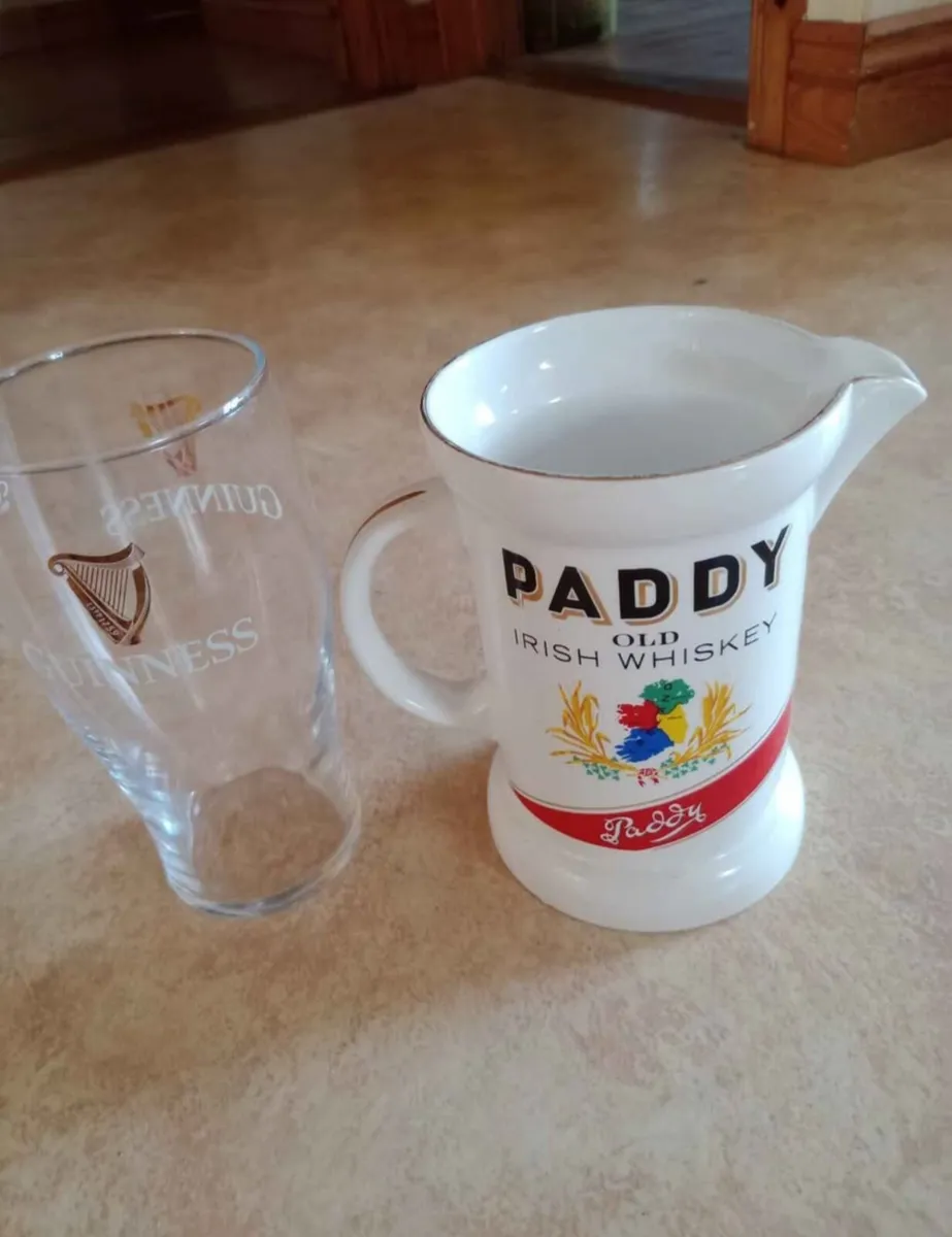 Vintage Paddy Old Irish Whiskey Water Jug - Image 3