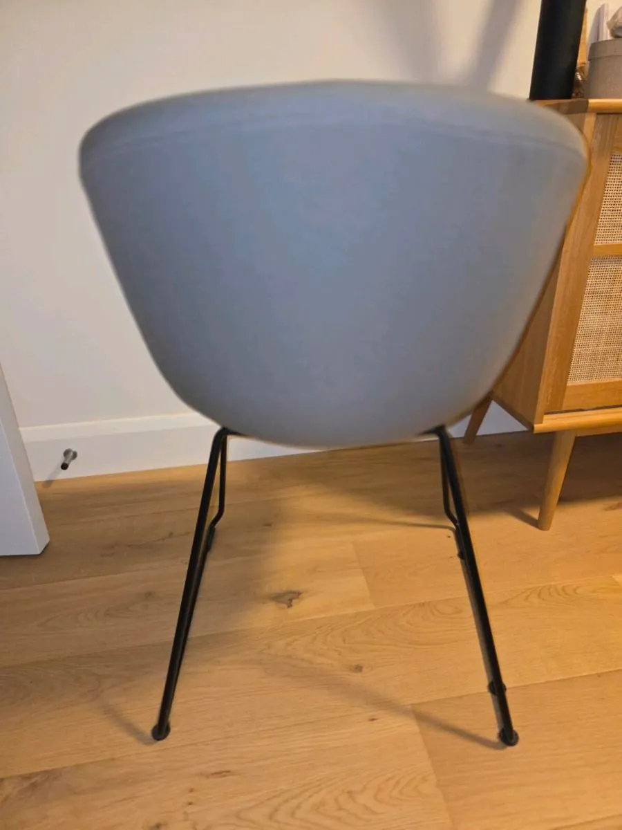 4 grey Dinner chairs - Image 2