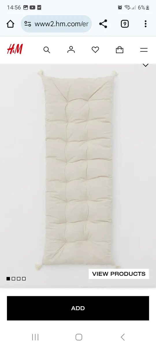 Long bench cushion - Image 2