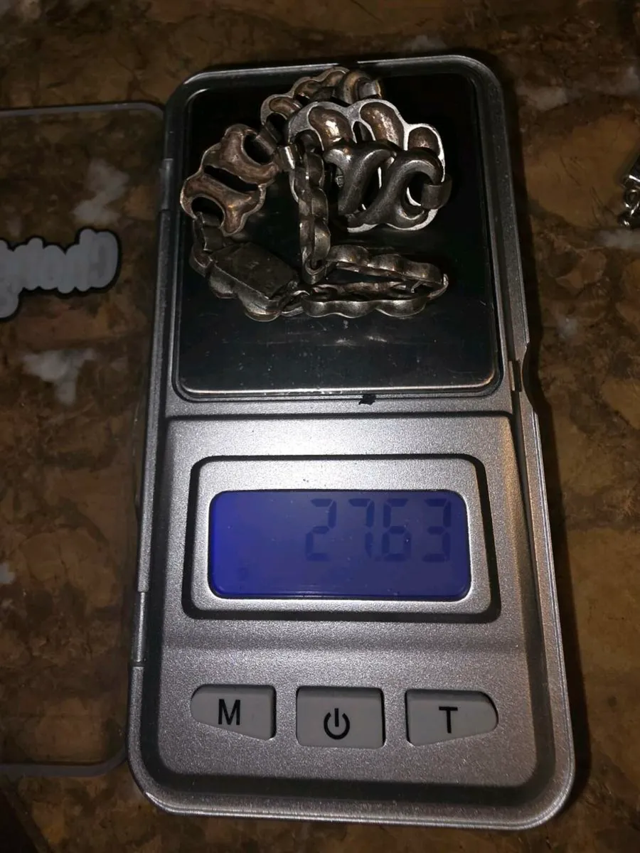 MILLION DOLLAR, 925 Silver CHUNKY 8"Big Bracelet ! - Image 4