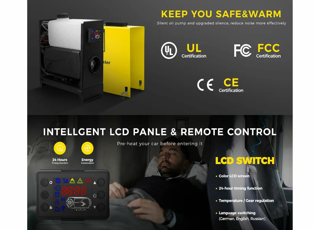 Dublin Stock. New Air Diesel Heater - Image 4