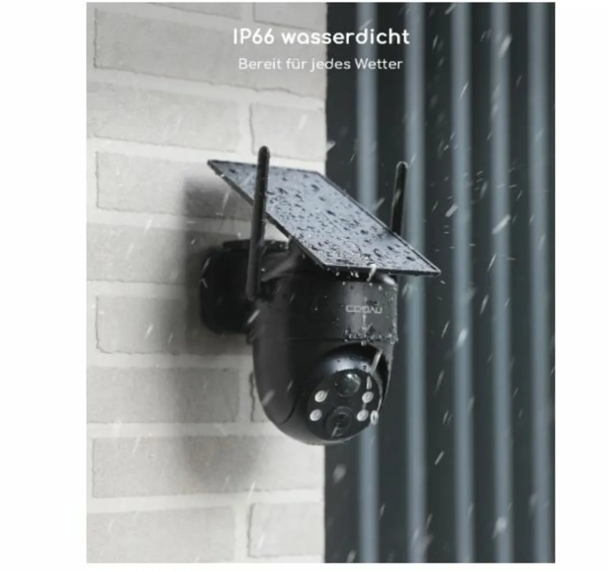 Camera Battery Solar 2K Outdoor WiFi Camera - Image 4